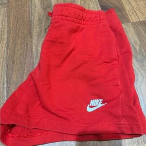 Nike Women's Red Athletic Shorts